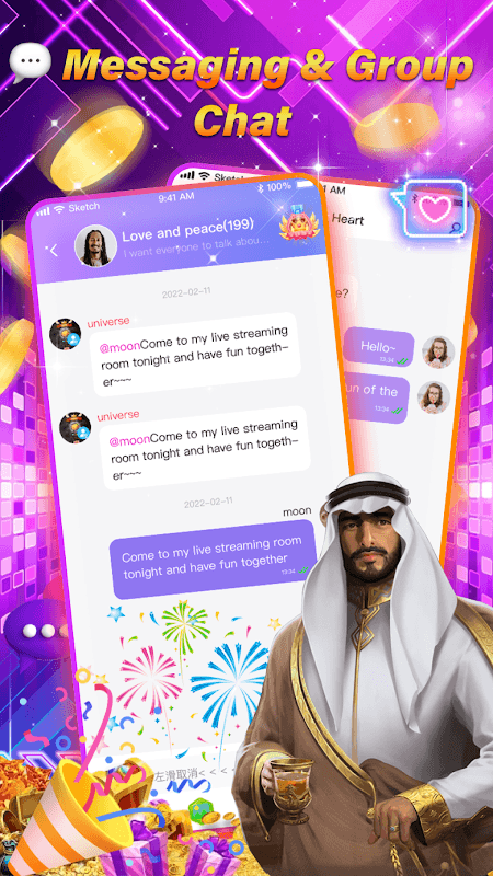 Azal Live - Voice Chat Group screenshot 6