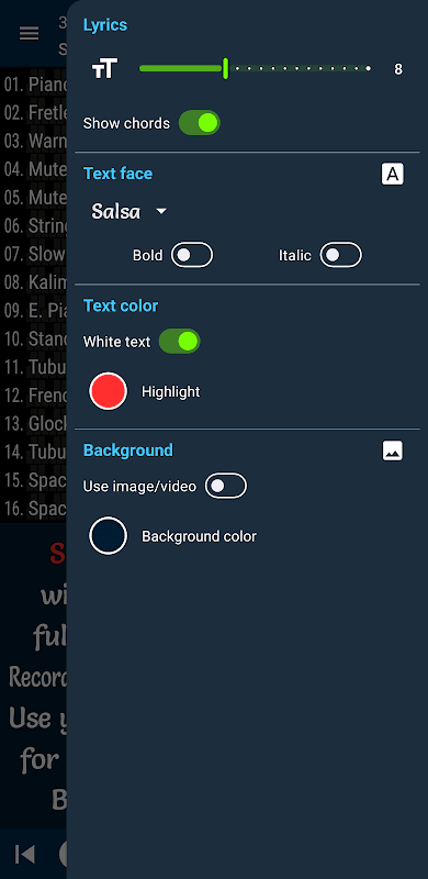 MIDI Clef Karaoke Player screenshot 5