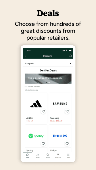 Benify by Benifex screenshot 2