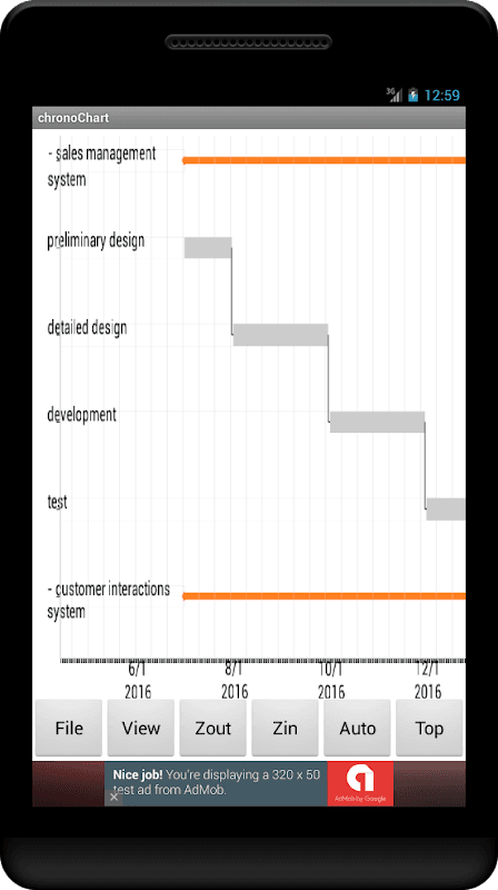 Gantt Chart screenshot 1