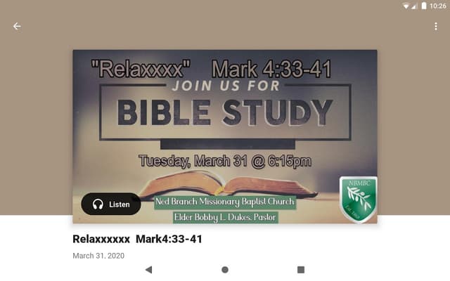 Ned Branch Missionary Baptist screenshot 6