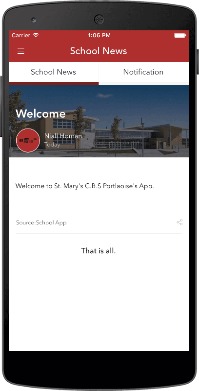 St. Mary's C.B.S, Portlaoise screenshot 2