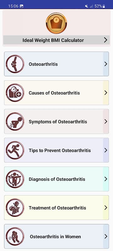 Joint Pain Osteoarthritis Help screenshot 1