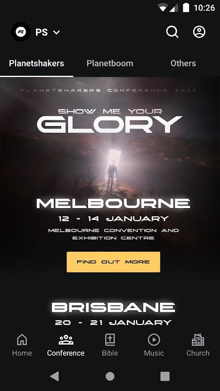 Planetshakers screenshot 2
