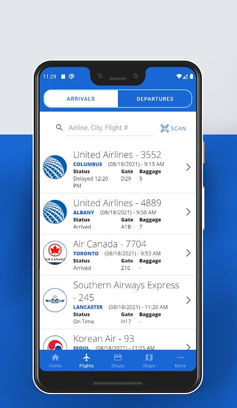 DC Airports screenshot 2