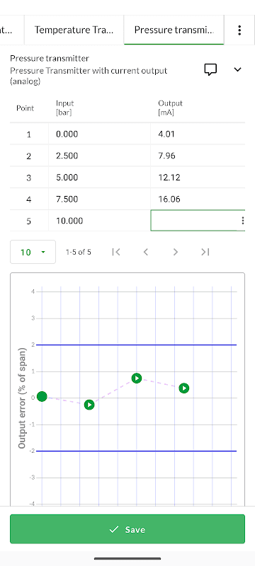 Beamex bMobile screenshot 5