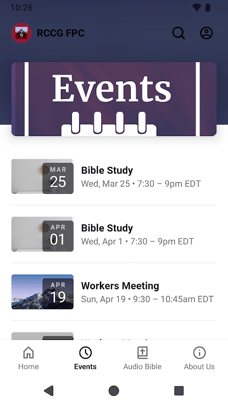 RCCG FPC screenshot 2
