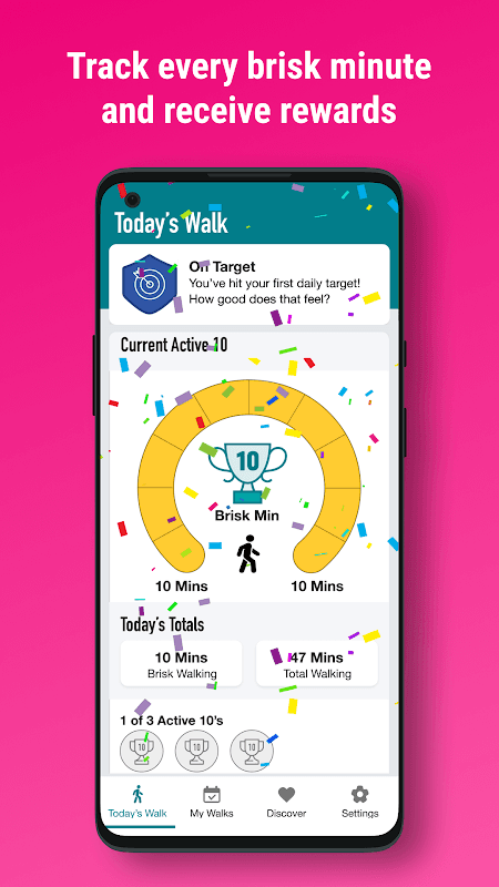 NHS Active 10 Walking Tracker screenshot 4