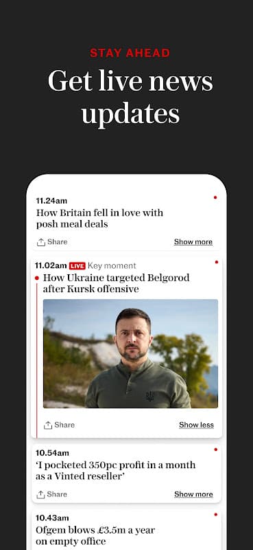 Telegraph Newspaper – World & UK News screenshot 3