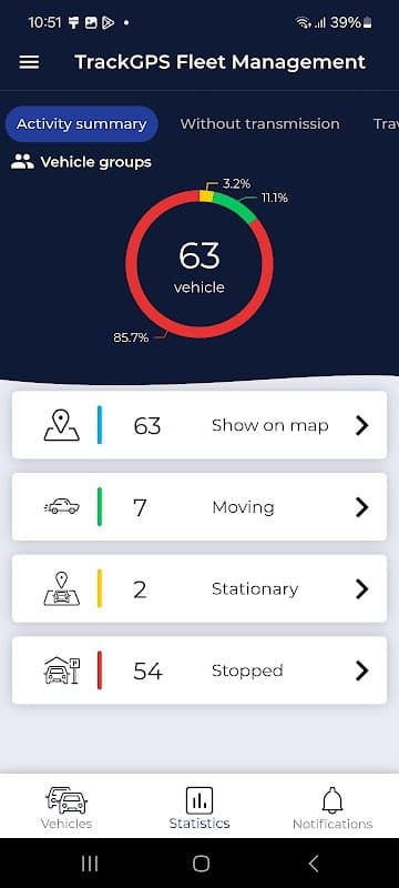 TrackGPS Fleet Management screenshot 3