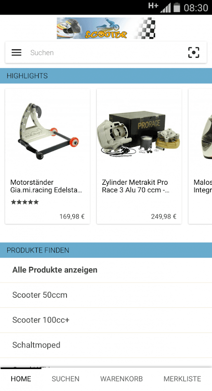 Scooter-ProSports screenshot 1