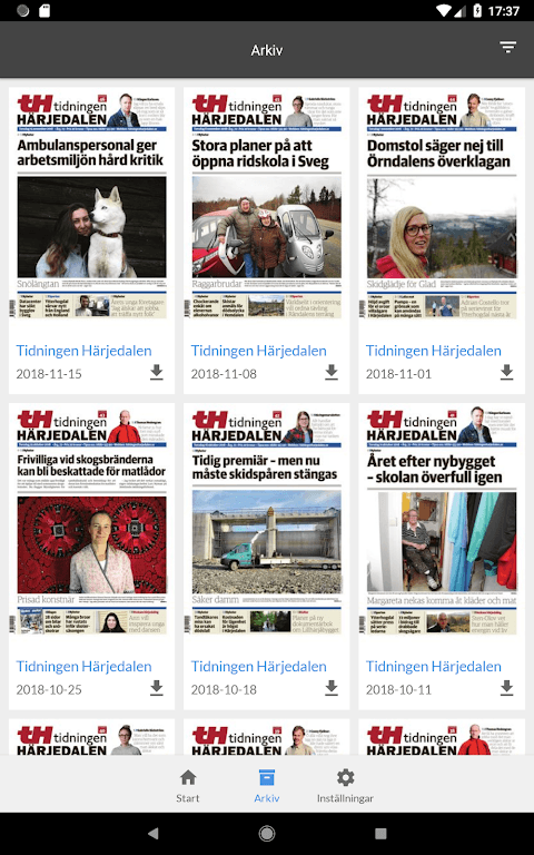 Tidningen Härjedalen e-tidning screenshot 4