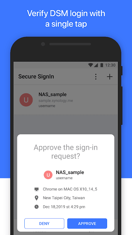 Synology Secure SignIn screenshot 2