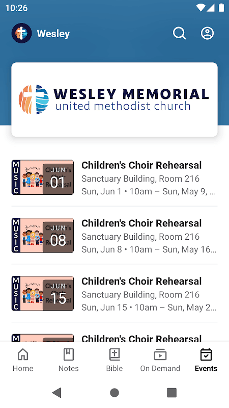 Wesley Memorial UMC screenshot 4