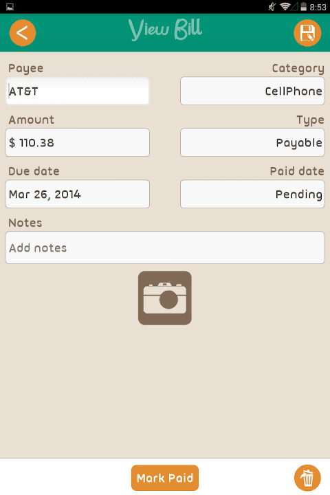 Bills Monitor (International) screenshot 2