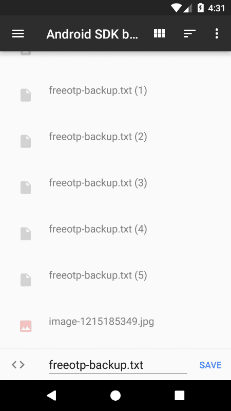 FreeOTP+ (2FA Authenticator) screenshot 4