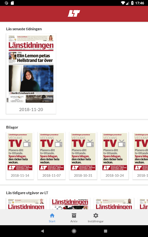 LT Östersund e-tidning screenshot 3