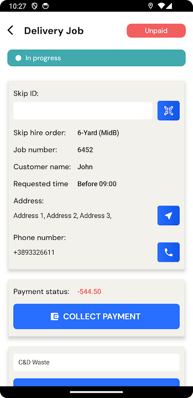 Roll-off Manager screenshot 2