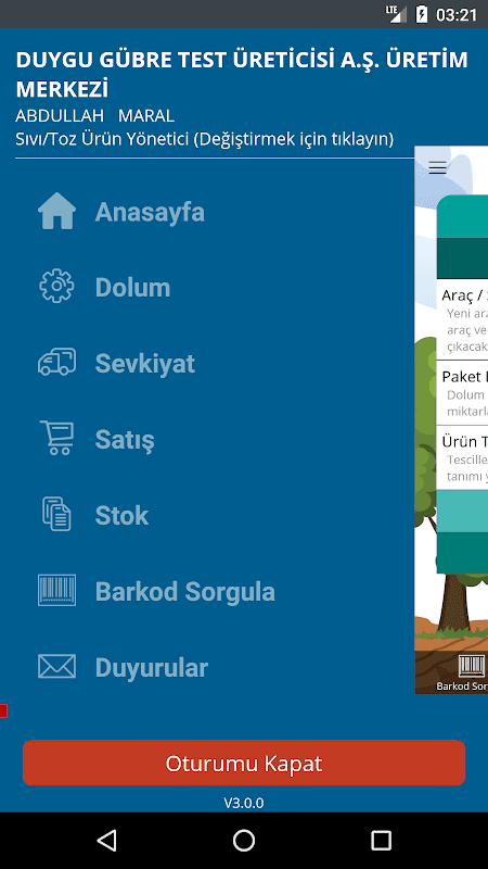 Gübre Takip Sistemi screenshot 4