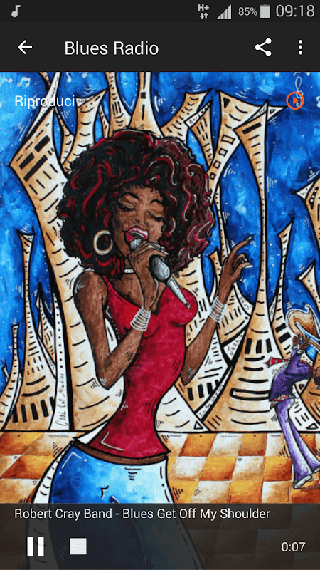 Blues music radio screenshot 4