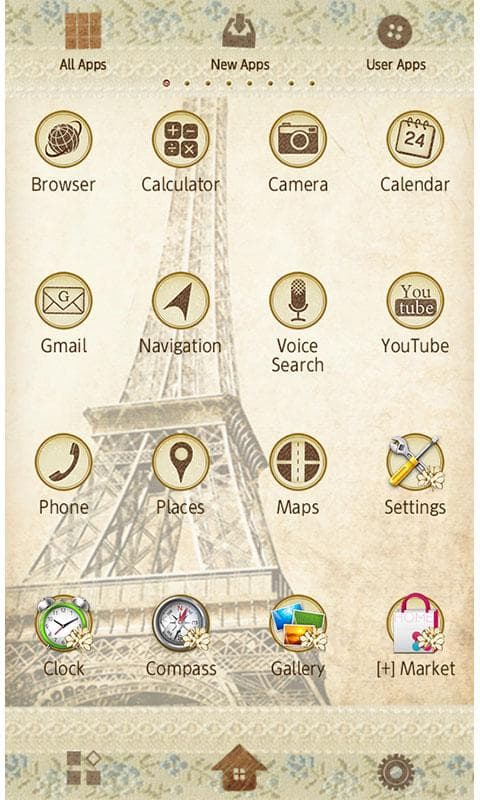 Paris wallpaper Eiffel Tower screenshot 3