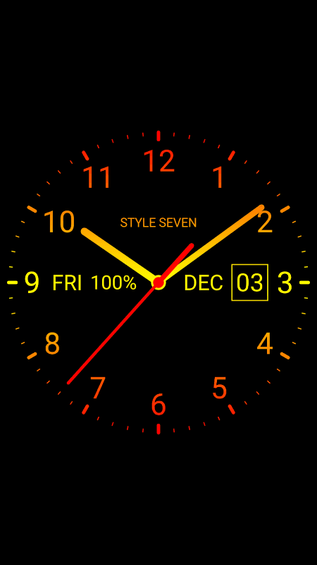 Analog Clock Live Wallpaper-7 screenshot 2