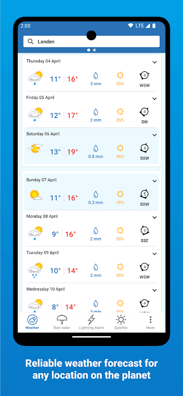 Weatherplaza screenshot 2