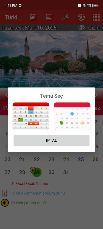 Turkey Calendar 2024 screenshot 3