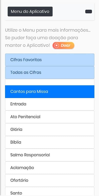 Cifras Católicas Online screenshot 5
