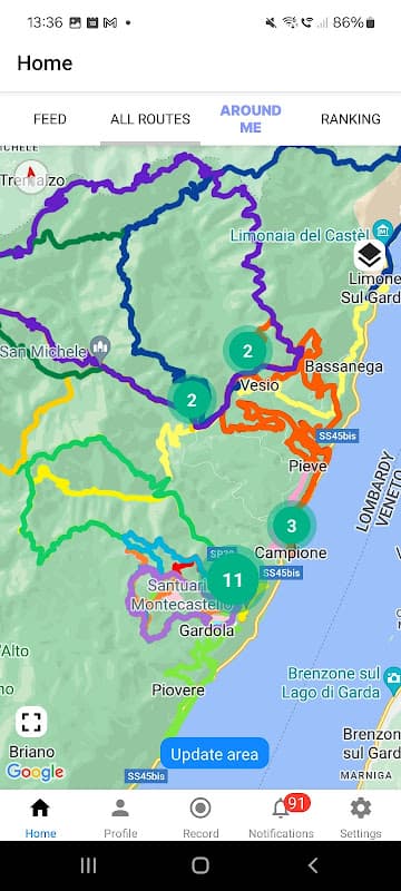 Training Camp: MTB routes screenshot 1