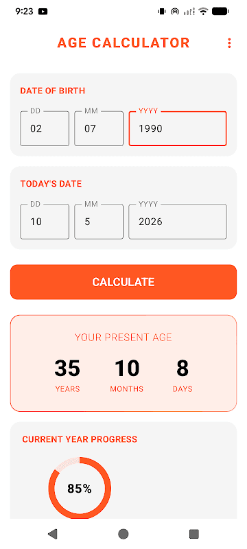 Age Calculator screenshot 3