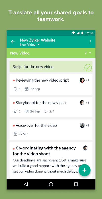 Zoho Connect screenshot 2