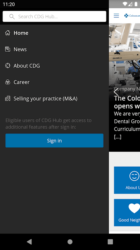 Colosseum Dental Group Hub screenshot 2