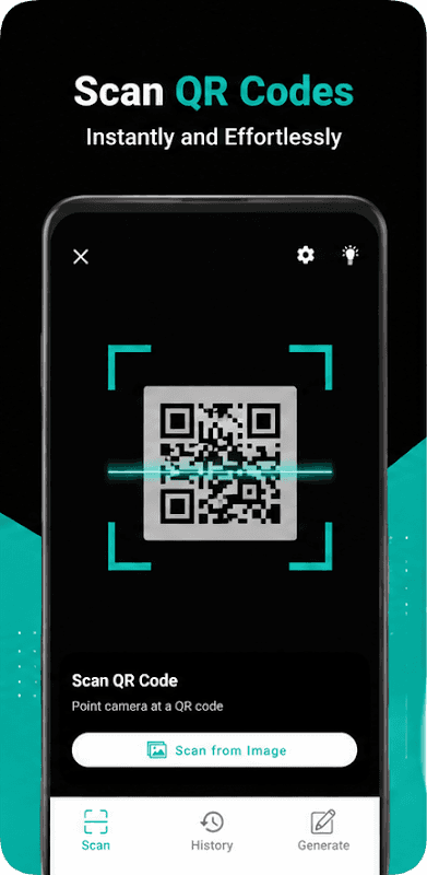 QR Code Scanner and Generator screenshot 1