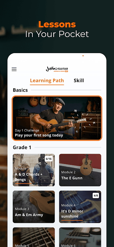 Justin Guitar Beginner Song Course screenshot 3