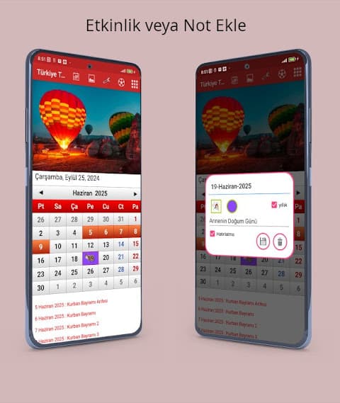 Turkey Calendar 2024 screenshot 5