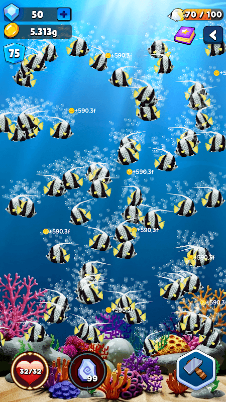 Merge Fish Evolution screenshot 6