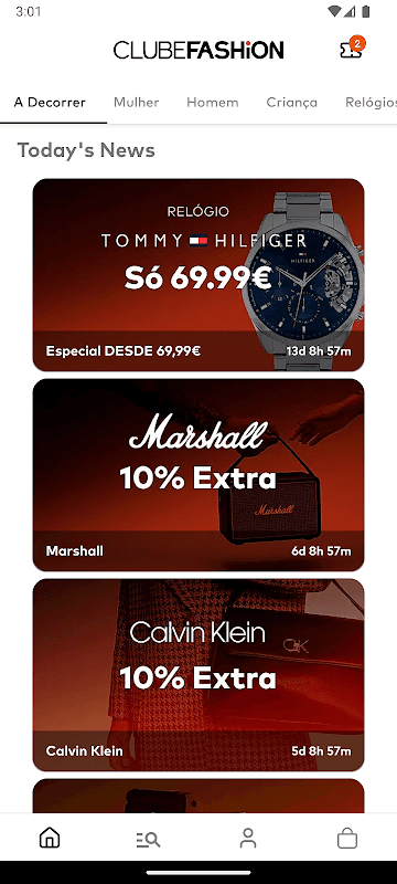 Clubefashion screenshot 1