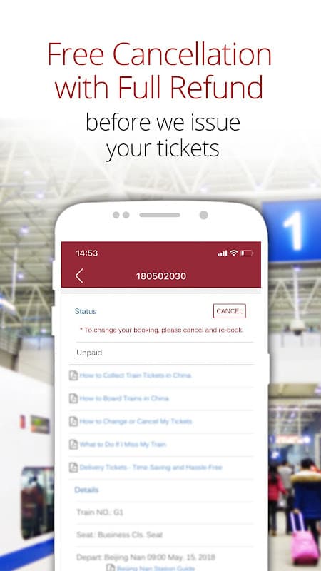 China Train Booking screenshot 5