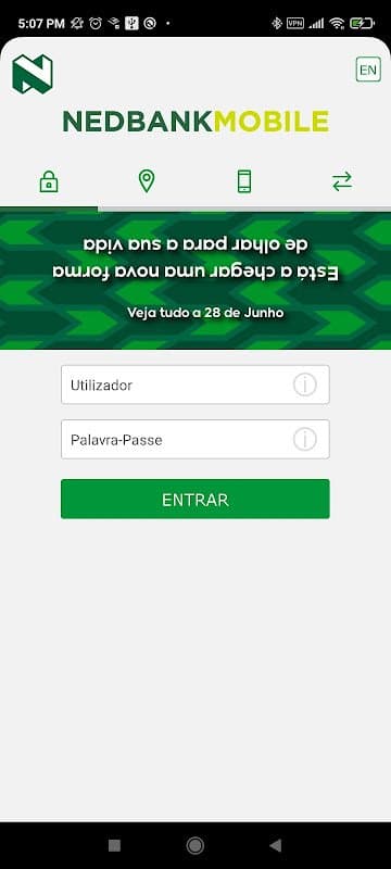 Nedbank Moçambique screenshot 1