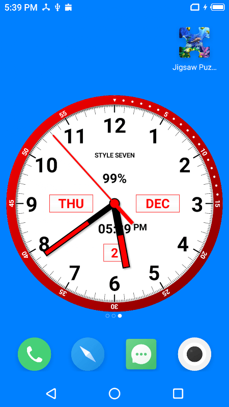 Color Analog Clock-7 screenshot 6
