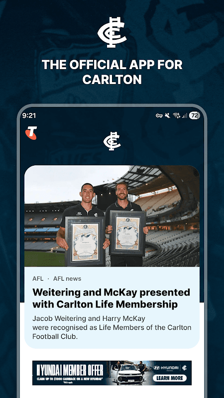 Carlton Official App screenshot 1