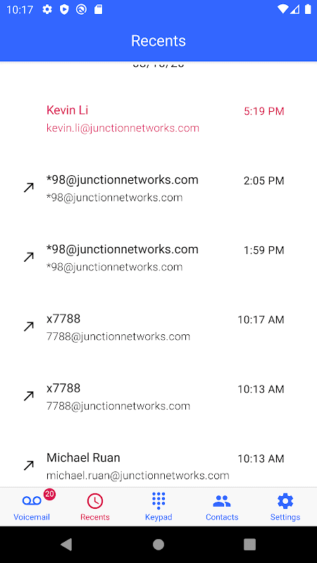 OnSIP screenshot 3