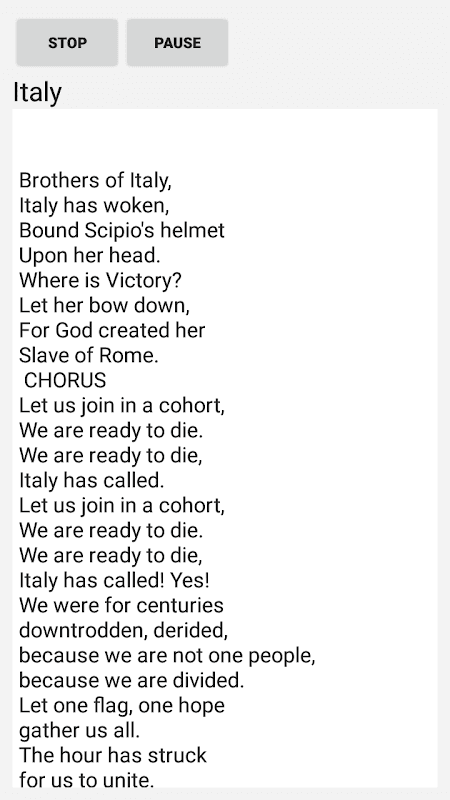 National Anthems screenshot 4