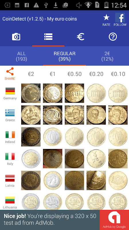 CoinDetect for euro collectors screenshot 3