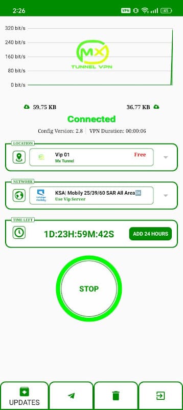 Mx Tunnel Vpn - Super fast Net screenshot 2