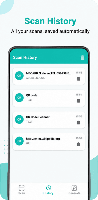 QR Code Scanner and Generator screenshot 3