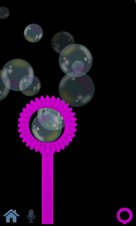 Soap bubbles simulator screenshot 2