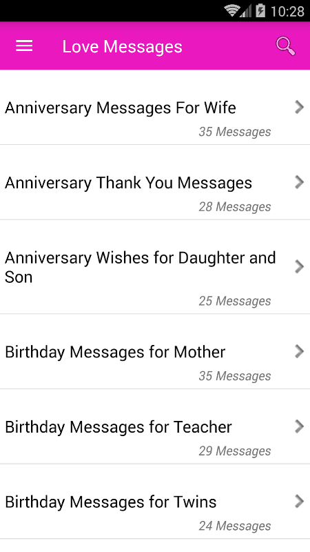 Love Messages screenshot 1