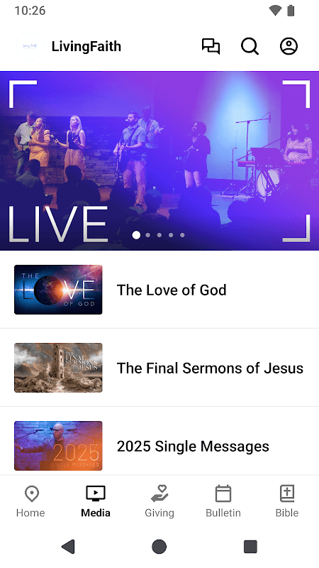 Living Faith Christian Church screenshot 2